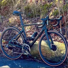 Rama karbonowa najlżejszy rower wyścigowy SL7 700c hamulec tarczowy carbon road zestaw ramek rowerowych gwintowany bb kompatybilny rozmiar grupy Di2 44-58cm