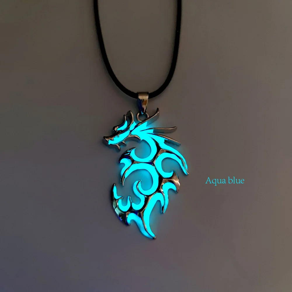 Luminous Dragon Necklace Glow In The Dark.