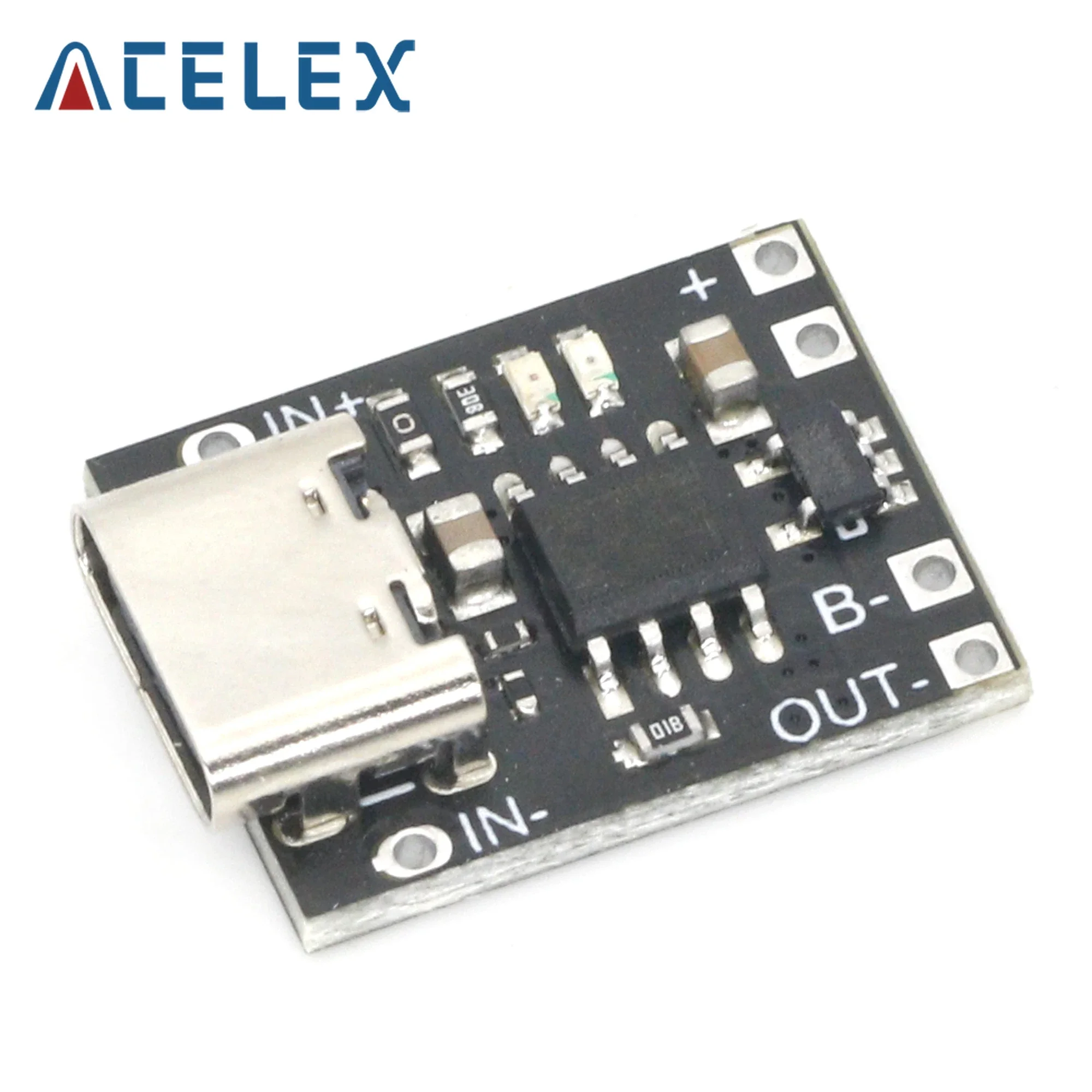 Lithium Battery Charger 1A Ternary Lithium Battery 3.7V4.2V Charger Module Type-C With Protection Board