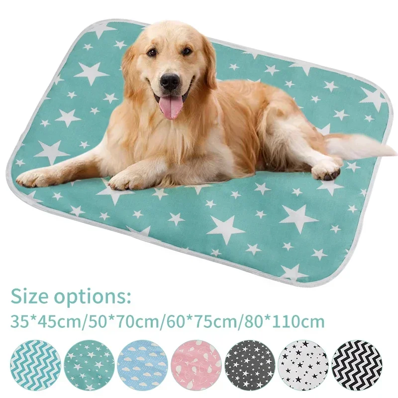 Washable Dog Pee Pads Reusable Puppy Pads Waterproof Dog Mat Potty Pads  Non-Slip Dog Pad Dog Whelping Pad Reusable Dog Training - AliExpress