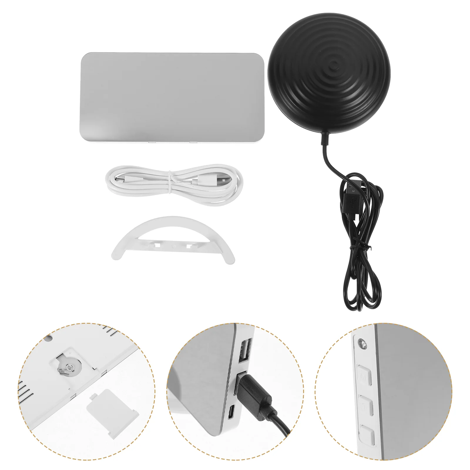 

Digital Alarm desk Clock for A Bedroom LED Loud Alarm Clock with Shaker Vibrating Alarm Clock Bedroom Screen Digital Alarm