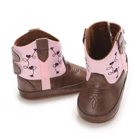 Baby Boots Made Of Soft PU and High-quality Cotton 2024 New Autumn and Winter Short Boots With Rubber Soles and Anti Slip Baby 5