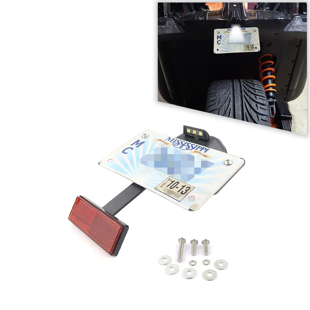 Staffa Porta Targa Adatta Per Polaris Slingshot R / S / Sl / Slr/ R Le Base /Sl/Sl Le/ Slr Tail Tidy Fender Eliminator