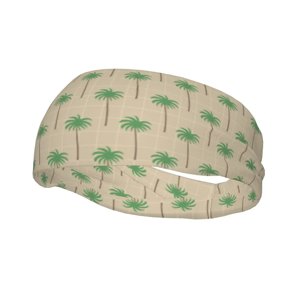 

Tropical Palm Trees Women Men Sweatband Sweat Headband Stretch Elastic Jog Basketball Running Hair Bands Headscarf