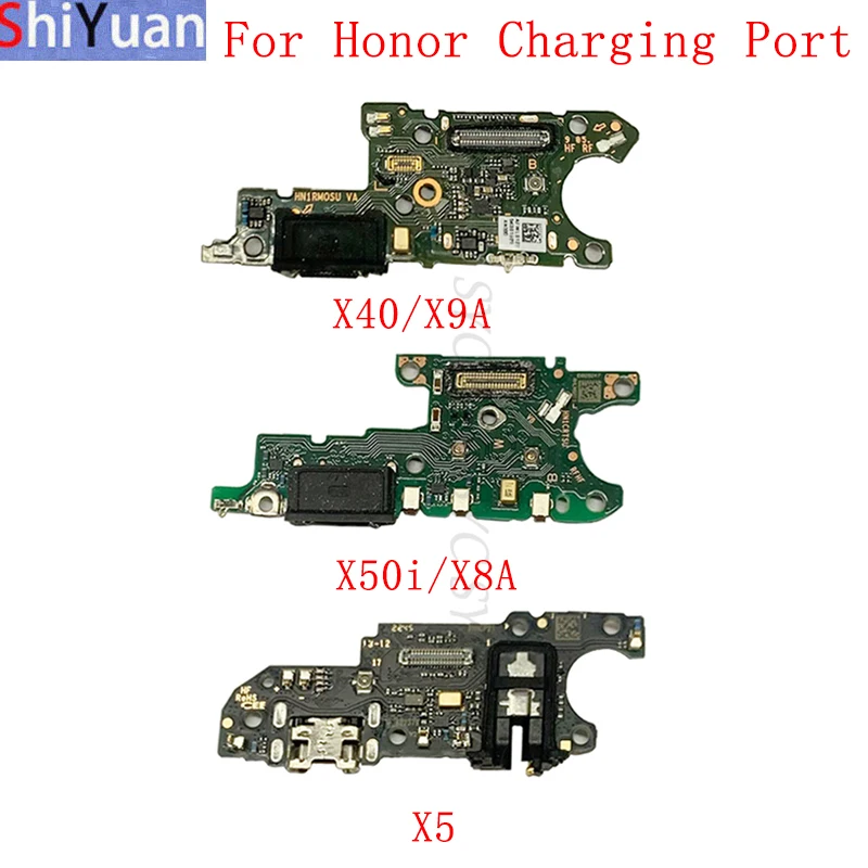 

USB-разъем для зарядки, гибкий кабель для Huawei Honor X40 X9A X50i X8A X5, разъем для зарядки, запасные части