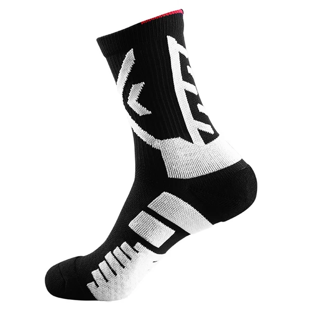 Men Women Fitness Basketball Running Bike Cycling Hiking Sport Socks Outdoor Football Soccer Compression Socks Trekking Socks Black2