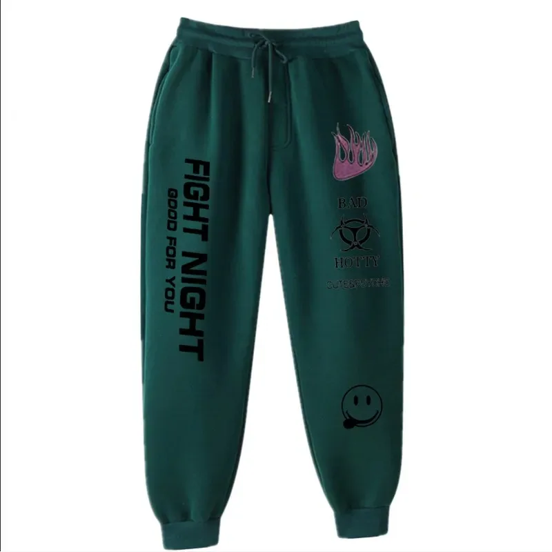 Fashionable and comfortable casual pants, comfortable fleece sweatpants, best-selling spring and autumn versatile trousers S-3XL 2