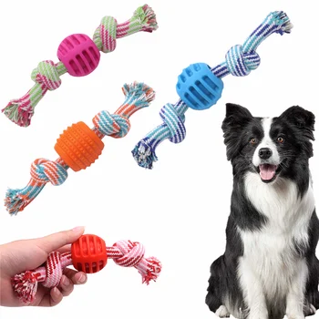 Indestructible Rope Toy - FDA Cotton Bone for Aggressive Chewers, Puppy Teeth Cleaning &  Interactive Play
