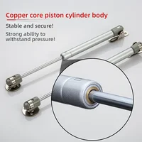 โช้คอัพไฮดรอลิกแบบลม 30/50/80/120/200N เหมาะสำหรับบานพับตู้, ตู้ครัวที่มีสปริงลม 5