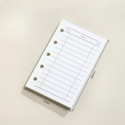 Cute Colorful Loose Leaf Journal and Sketchbook Pages – 30 Sheets