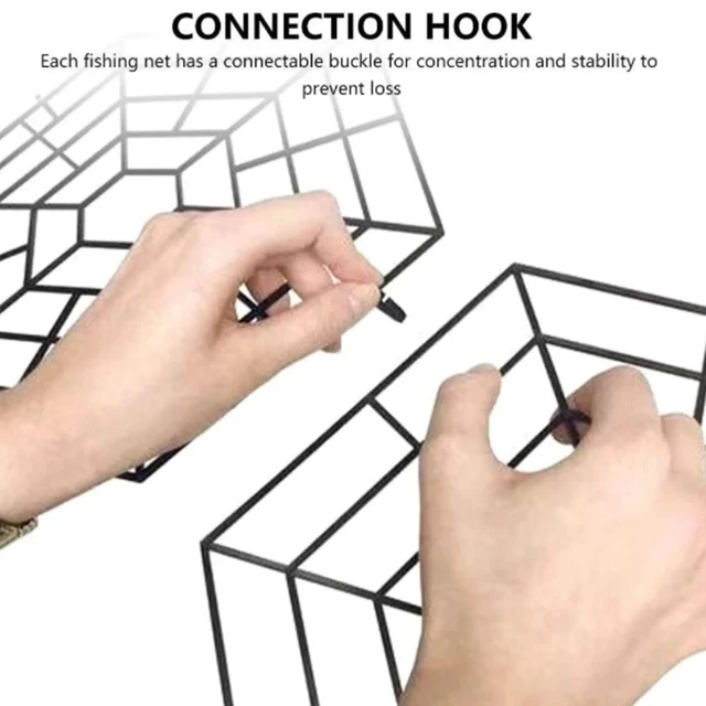 10 Darabos Műanyag Halhálózat Tó Őr Háló -Védelmező Hatszögletű Úszó Hal Csatok Borítója - Image 6