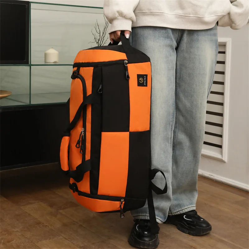 2024 New Large Capacity Travel Women Travel Bags Men Double Shoulder One Shoulder Business Fitness Luggage Bag Female Storage