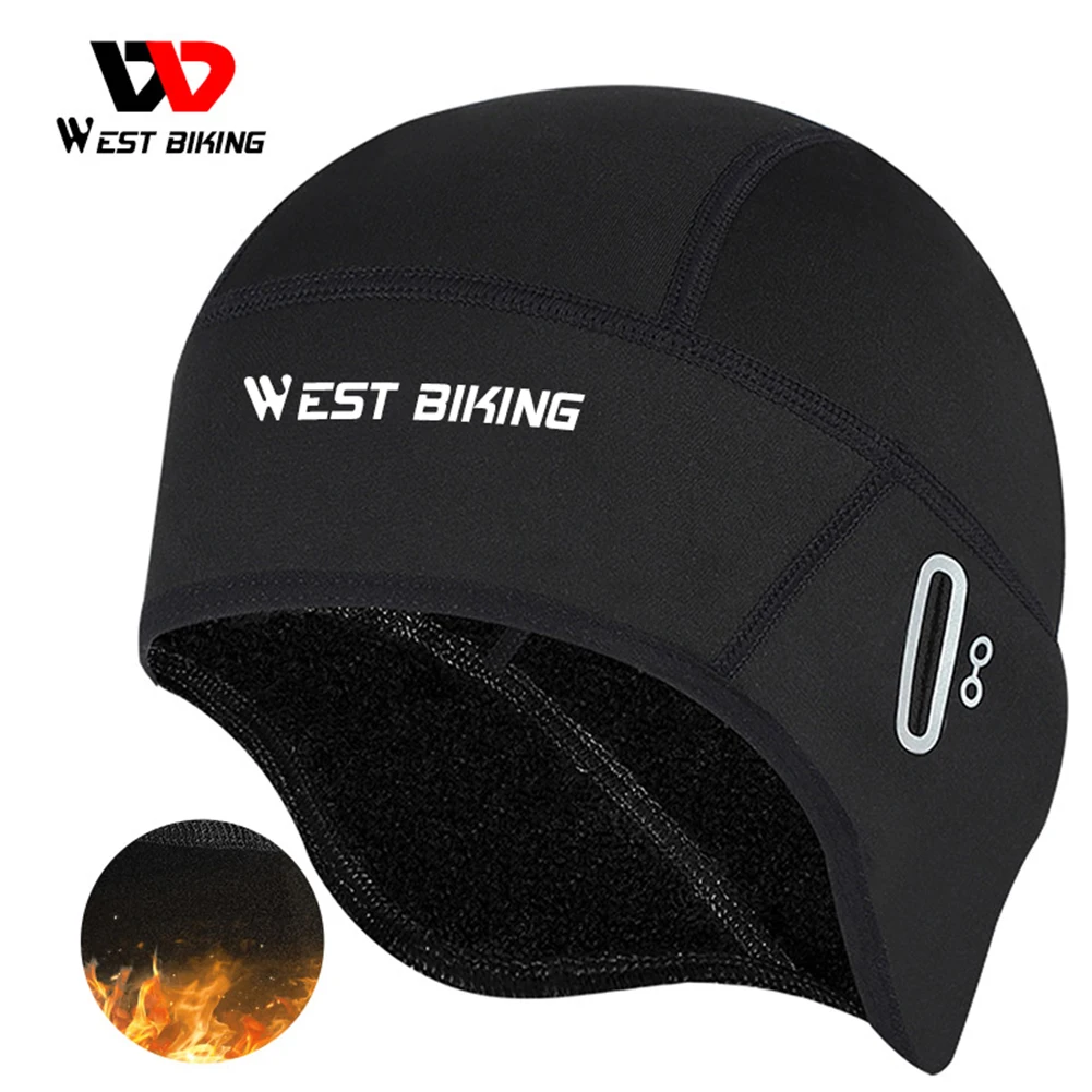 

Winter Skull Caps Windproof Thermal Cycling Helmet Liner Outdoor Sport Hat MTB Bicycle Raiding Motorcycle Headwear