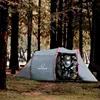 Motorcycle Tent for Camping 2-3 Person Waterproof Instant Tents with Integrated Motorcycle Port Vestibule for Outdoor Hiking, 1