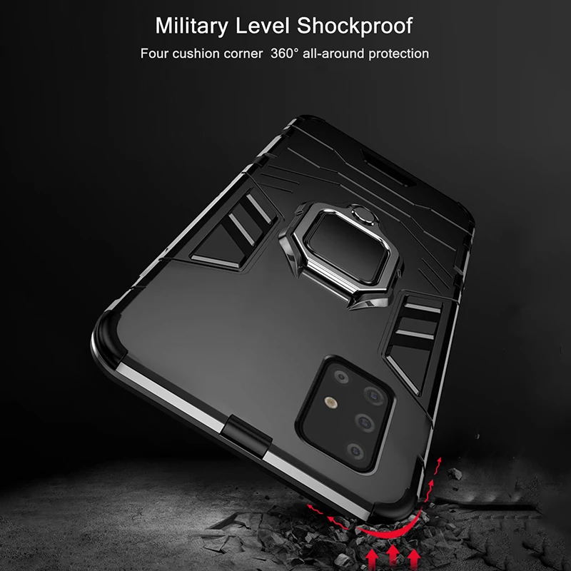 Shockproof Silicone Bumper Magnetic Phone Case - Full Protective Cover