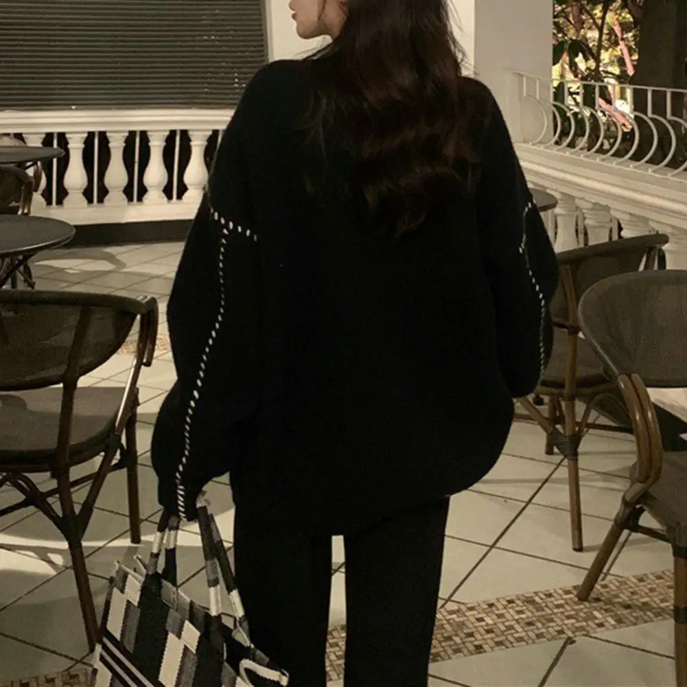 

Женский простой стильный кардиган, стильный женский свитер с V-образным вырезом, мягкий вязаный кардиган на осень, Модная Удобная верхняя одежда