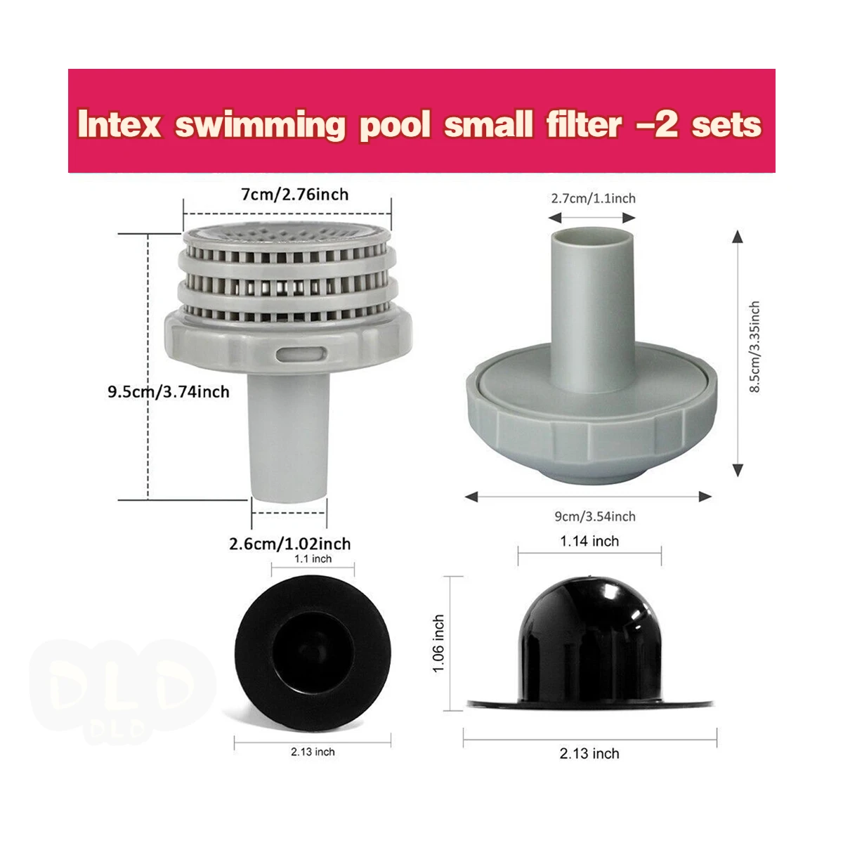 Intex Petit Filtre Pour Piscine - Set De 2