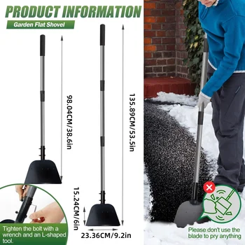 Multi-Purpose Outdoor Cleaning Shovel and Scraper 1