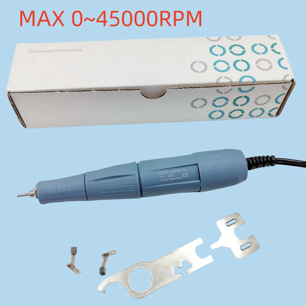 65W Strong Max 211 Electric Nail STRONG 210 45000RPM M45 SH37L High Quality Handpiece Nails Art Tool Pedicure Kit Nail File Set 2