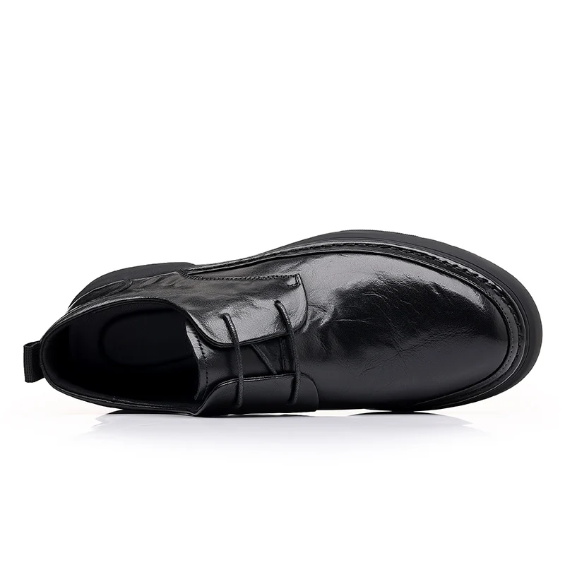First Layer Leather Loafers Fashion Men's Business Leather Shoes Office Lazy Wedding Shoes Groomsmen Super Soft and Breathable