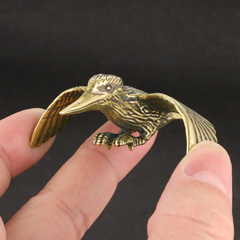 

Латунные фигурки Колибри, маленькая статуя птицы, домашние украшения, фигурки животных