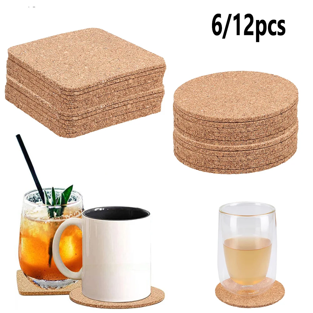 

Round Cork Coasters Suitable To Engrave Heat Protect 9.5 Cm Diameter 3 Mm Thick Bar Accessory And Kitchen Helper