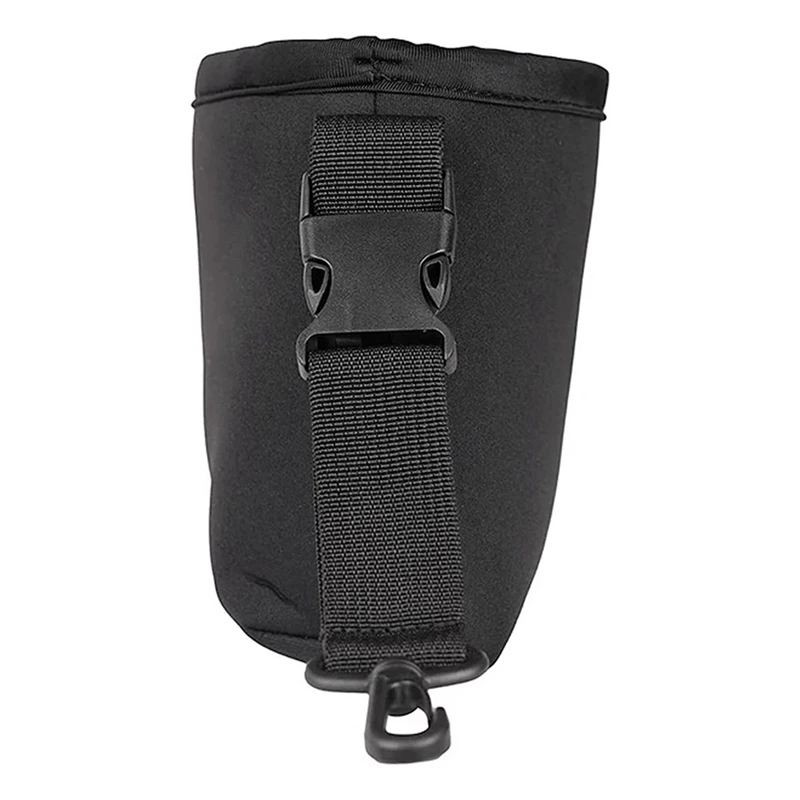 1 Pcs Golf Club Cleaner Bag Golf Ball Bag Golf Ball Wiping With Clip Golf Accessory ,Black 4