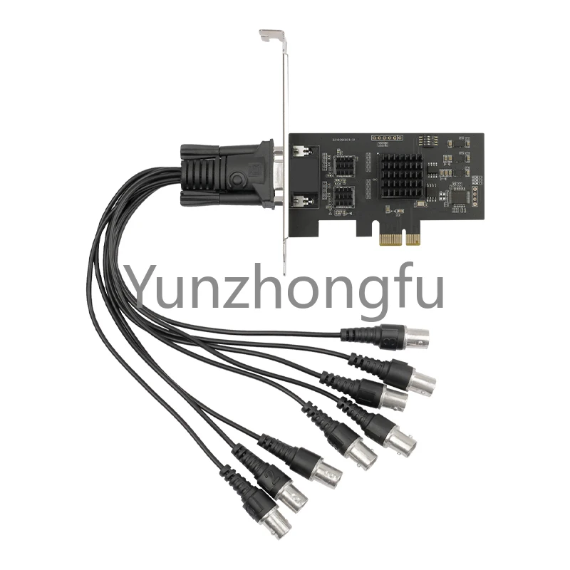 

Acasis AHD to PCIE Video Capture Card 8 SDI channel HD video capture Internal card for Security monitoring equipment