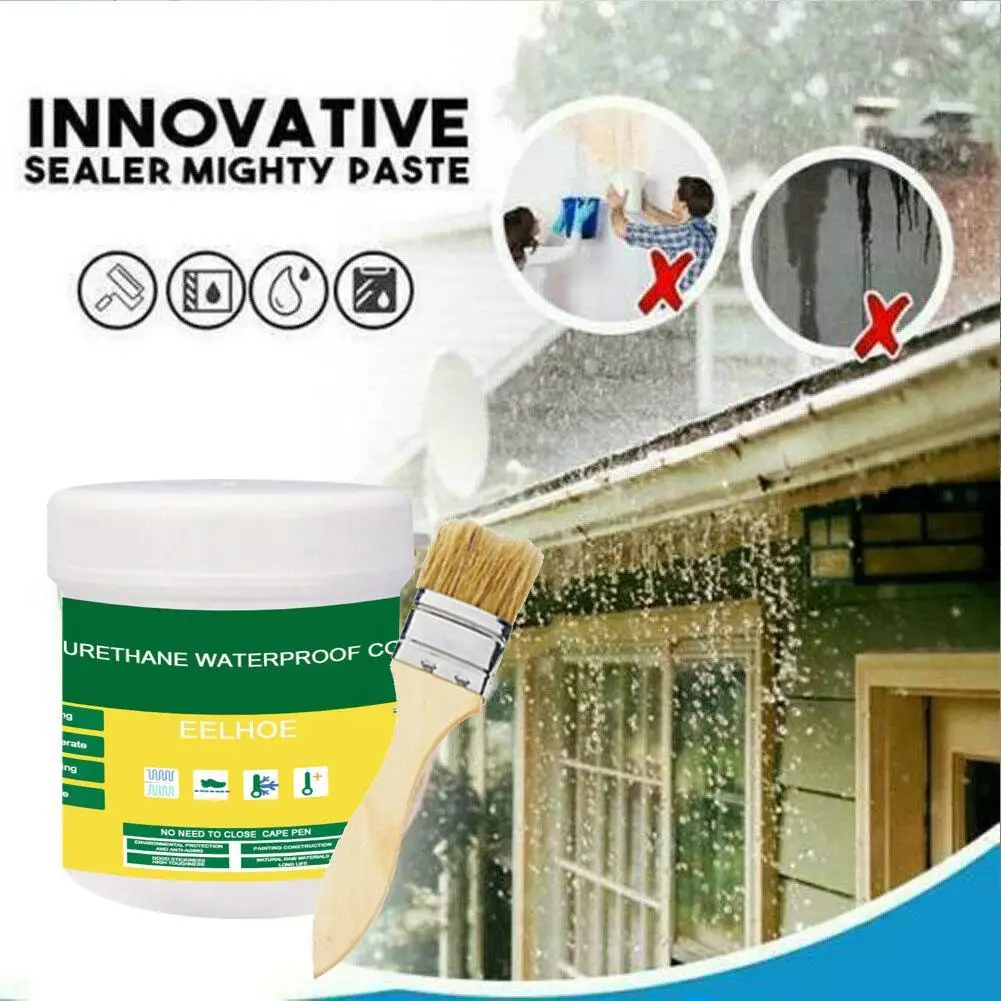 30/100/300g Innovative Sealer Mighty Paste Polyurethane Waterproof Coating Home Bathroom Roof High Bonding Strength Coating