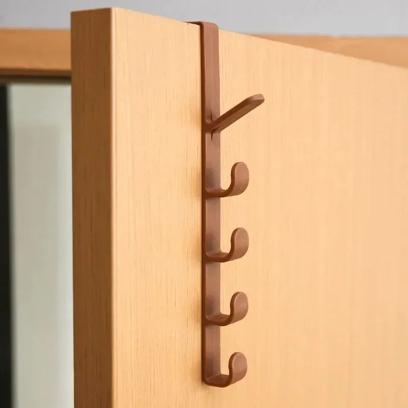 Multifunctional Fivesegment Hook Portable Coat Hook Door Towel Free Punching Seamless
