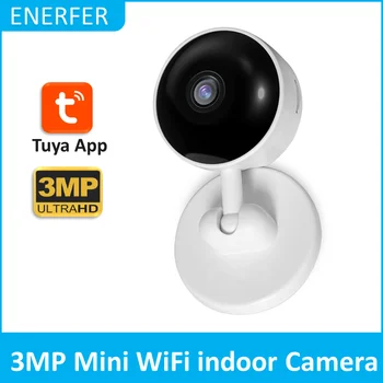 3MP Camera WiFi Tuya Smart Life Wireless Two Way Audio Surveillance Camera Security Home Dog Pet Monitor with App 1