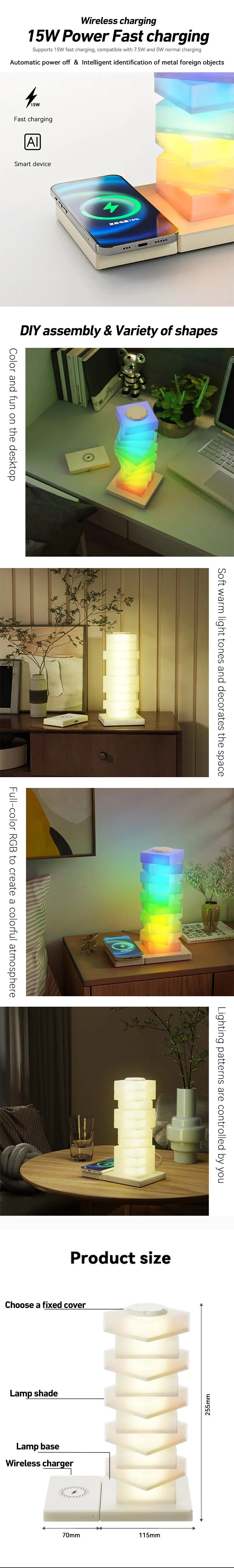 LED Desk Lamp Adjustable Brightness Clamp Light - AIXIVO product image