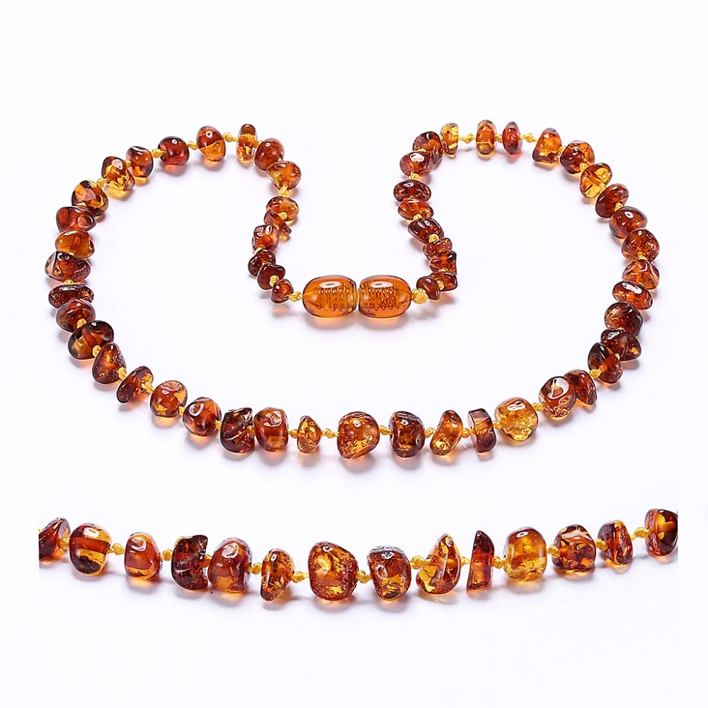 Amber Teething Necklace For Baby - No 
