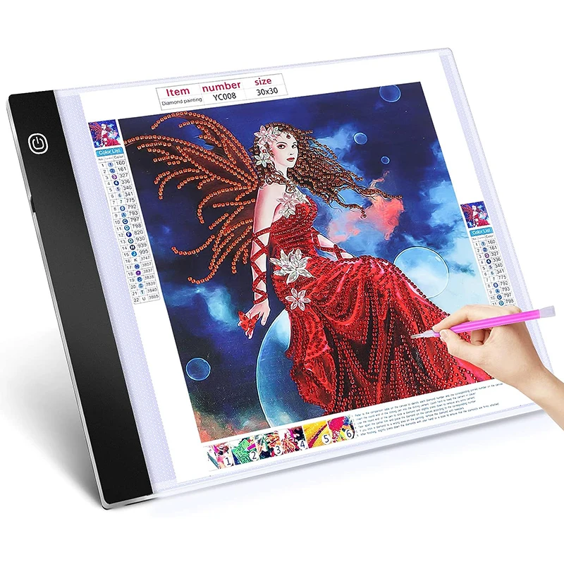 LED Light Pad A4 Light Table A4 LED Dimmable Light Plate Drawing