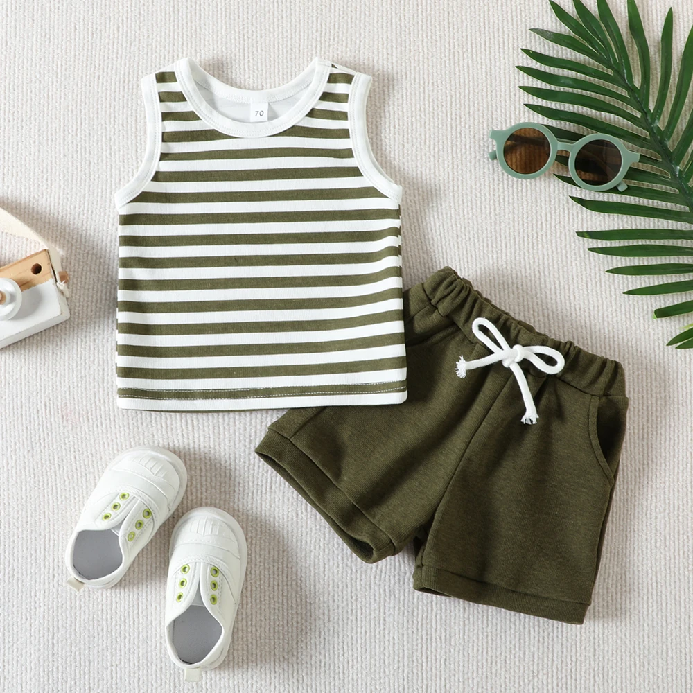 

Cotton Girls Summer Sleeveless Pullover Tops+Shorts Children Clothing Summer Casual Girls T -shirt Tees Kids Costume