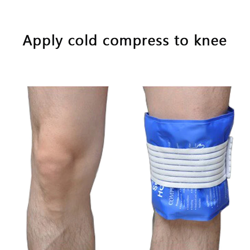 Ankle Brace Ice Pack Wrap For Injuries Hot Cold Therapy Reusable Gel Cold Pack Ankle Support For Pain Relief Sprains 6