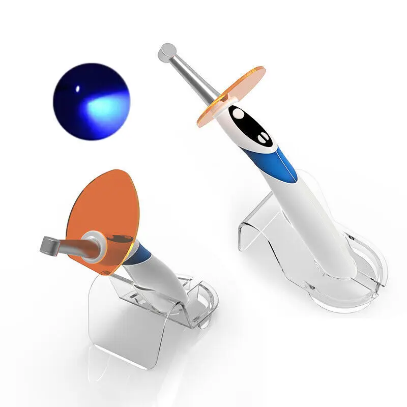 

Dental Wireless Curing Light Cure Lamp Cordless LED 1Second Curing Light System 3 Modes Blue Color