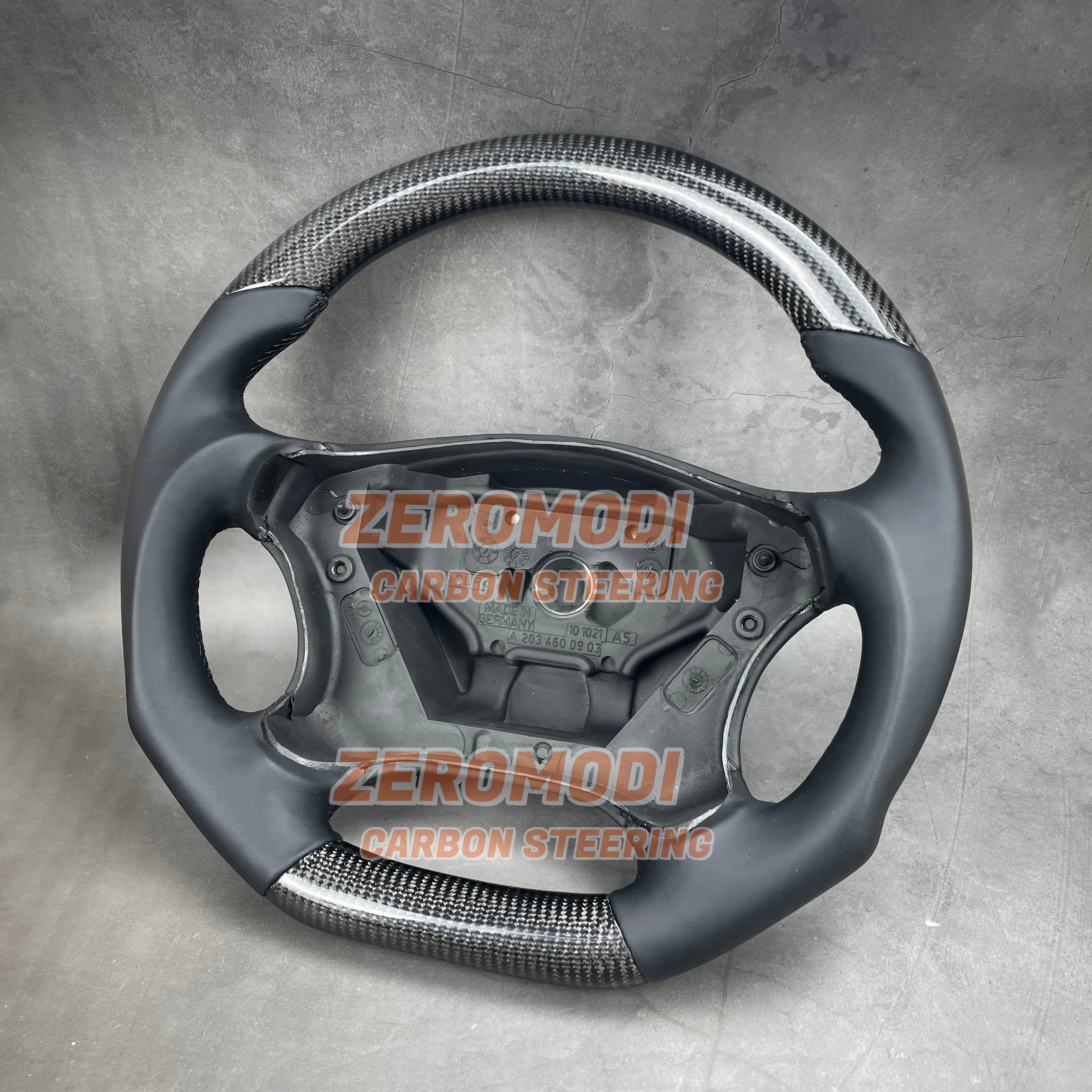 2001 2002 2003-2007 메르세데스 W203 C 클래스 AMG 그레이 월넛 베니어 스티어링 휠