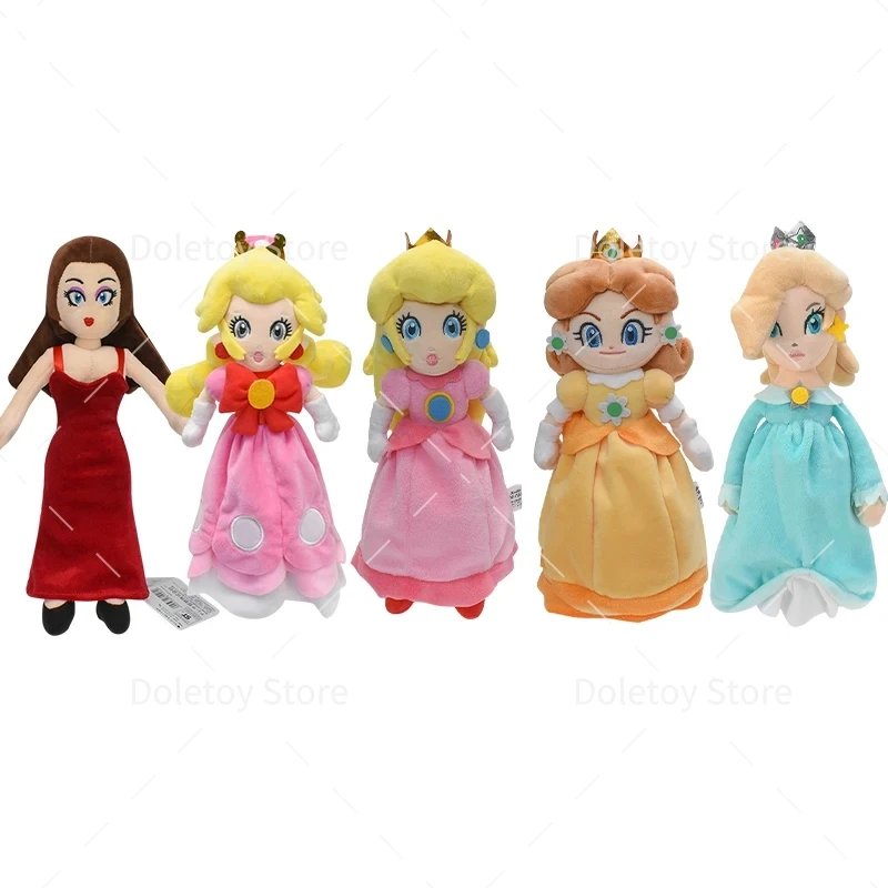 14 Styles Mario Plush Princess Peach Daisy Toadette Rosalina Pauline Baby Princess Toy  Kawaii Stuffed Animal Doll Birthday Gift view 2