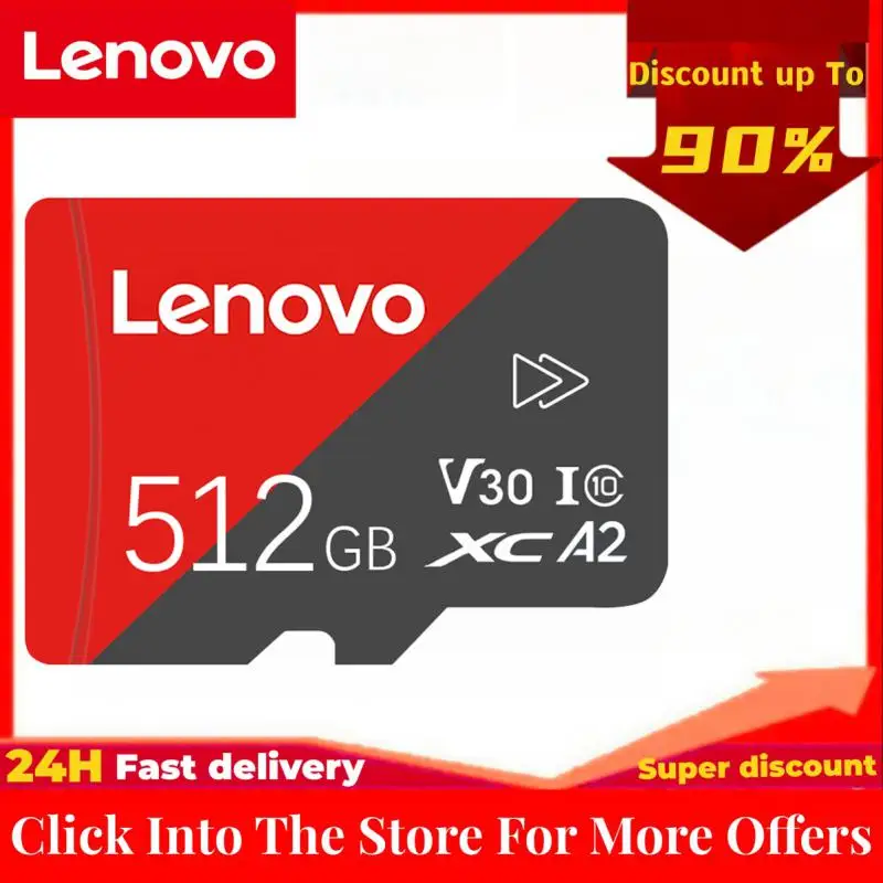Scheda Di Memoria Sd Lenovo 2Tb 1Tb Classe 10 Scheda Sd 128Gb 256Gb 512Gb Scheda Di Memoria Flash Tf Ad Alta Velocità 64Gb Micro Tarjeta Sd 32Gb