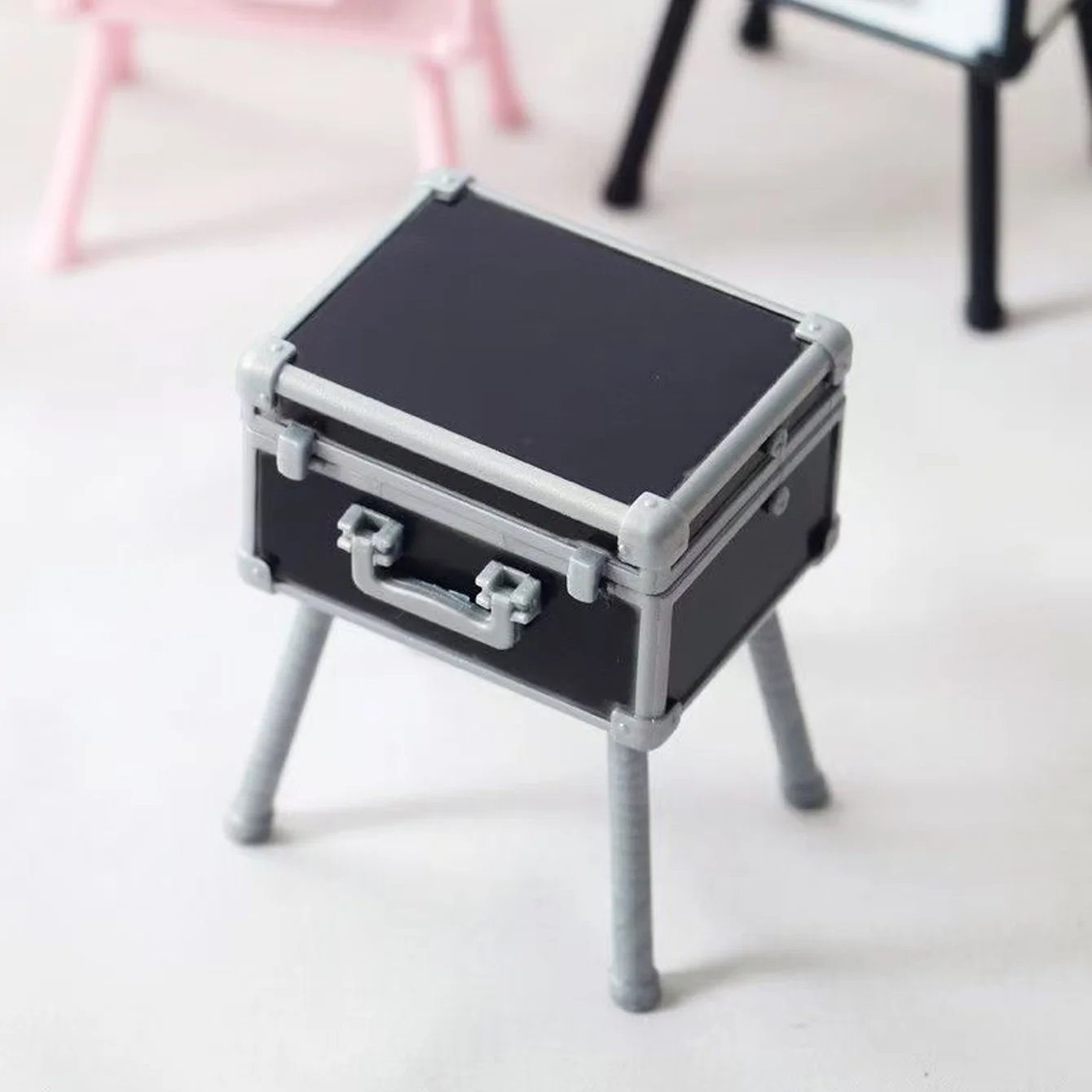 Miniature Makeup Box Figurine Set