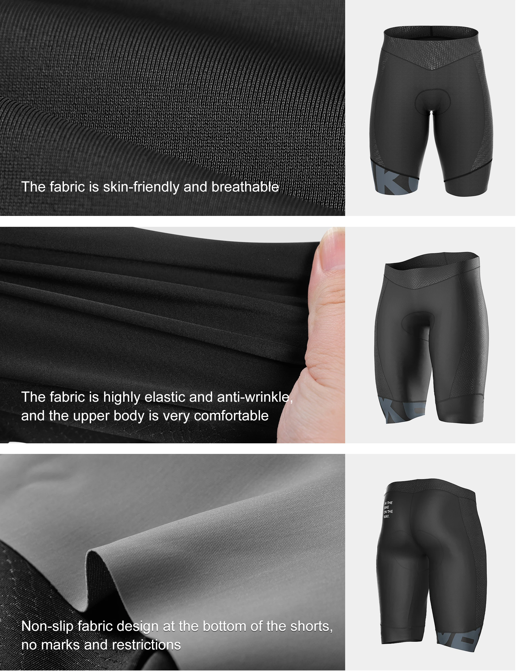 Cycling Jersey Set Bicycle Short-Sleeved Shorts Suits for Men Quick-Drying Road Biking MTB Cycling Clothing with Pockets INBIKE