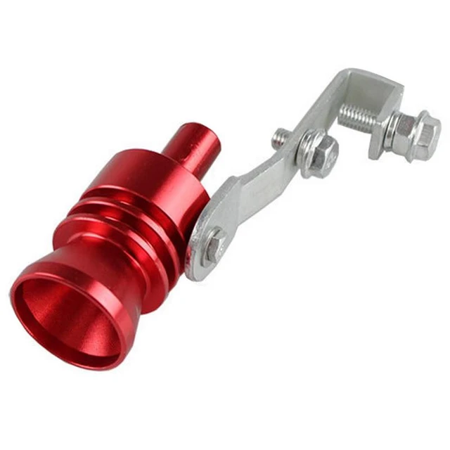  Aluminum Alloy Universal Turbo Whistle,Turbo Sound Exhaust  Muffler Pipe Whistle Car Roar Maker, Car Tail Whistle,Car Blow off valve  Tip Simulator Whistler (XL_Red) : Automotive
