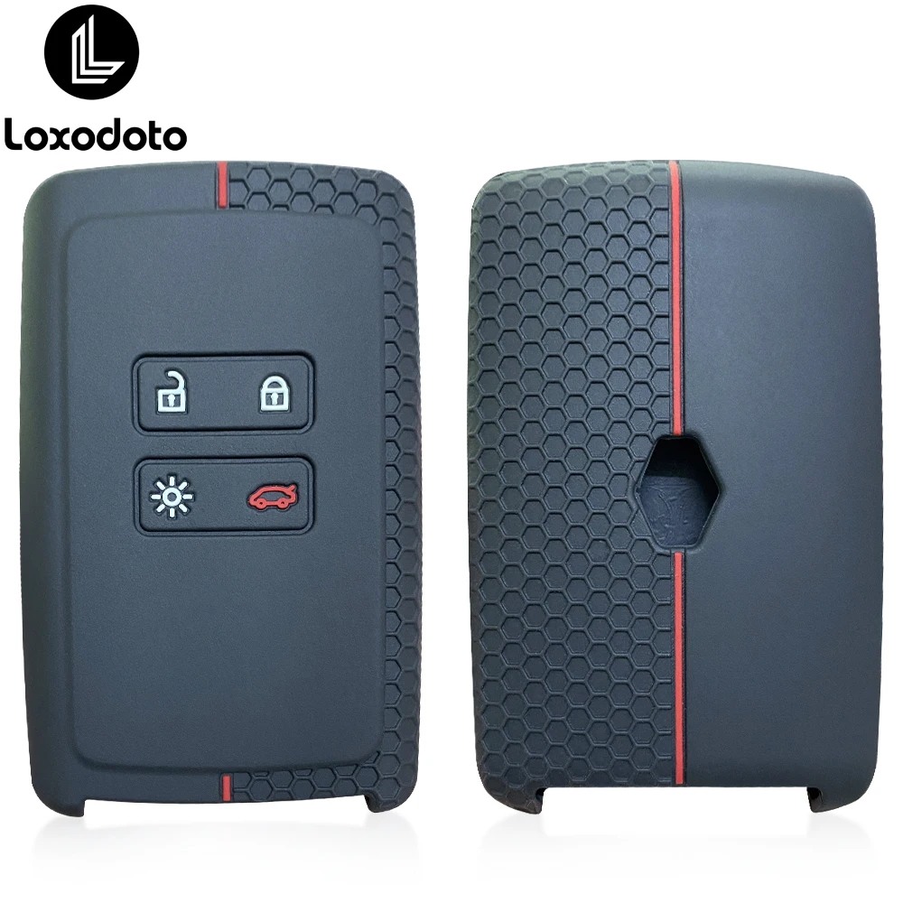 Funda de silicona para llave, Llavero para Renault Clio, Megane 4