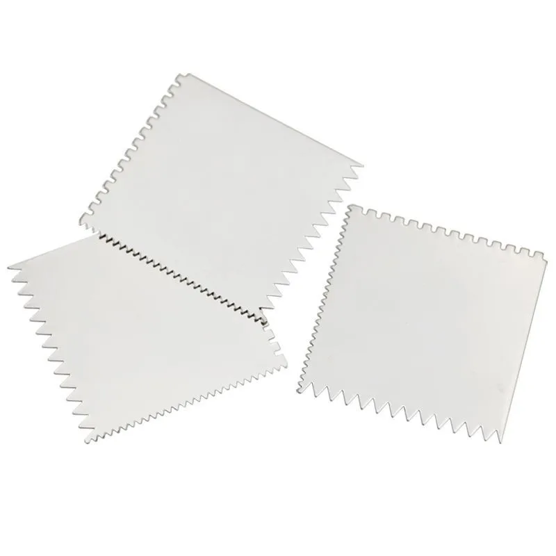Pottery Tools Clay Tools Clay Accessory Stainless Steel Scraper Tooth Shape Pottery Clay Sculpture Carving DIY Texture Scraper