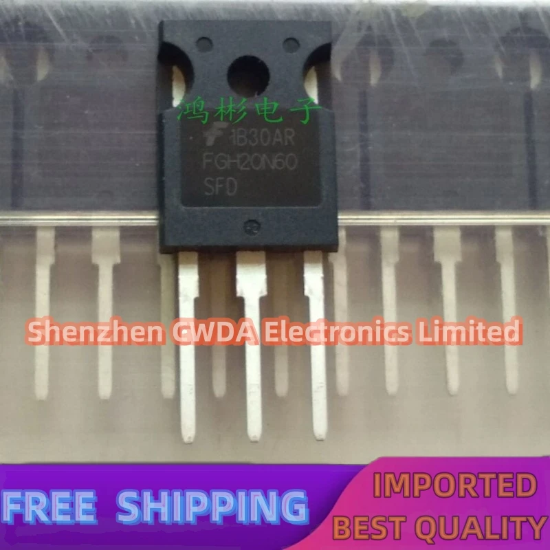 

10 шт.-20 шт., FGH20N60SFD TO-247 IGBT 20A 600V, новинка, лучшее качество, импортный оригинал