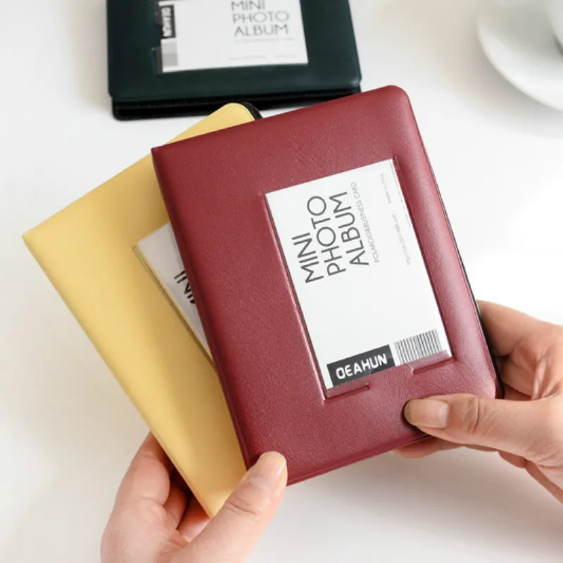 64Pockets for 3 inch Mini Instant Photo Album Picture Case for Fujifilm Instax Mini 12 Film 11 7s 8 25 50s 90 Instax Mini Film