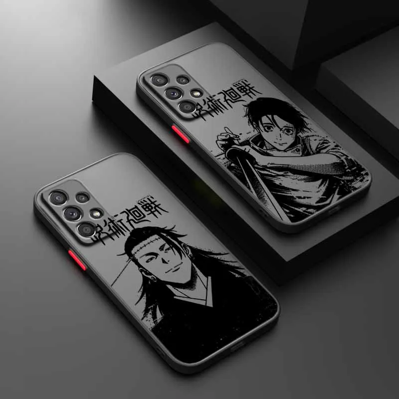 Jujutsu Kaisen Fantasy Anime Frosted Translucent Phone Case
