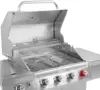 4402 4-Burner Propane Gas Grill with Side Burner, Stainless Steel Grill with 54,000  Cooking Power for 4