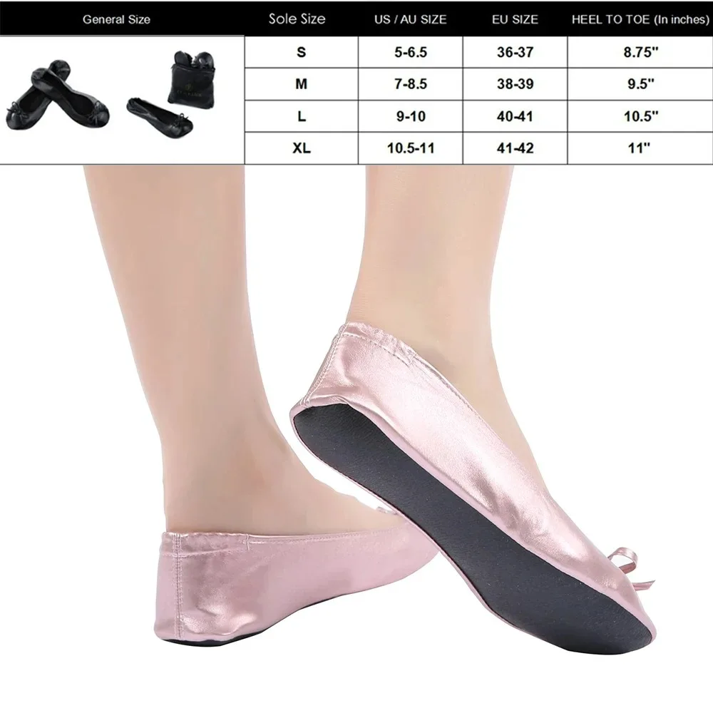 After Patry Shoes Foldable Ballet Flats Portable Travel Fold up Shoe Prom Ballerina Flats Roll up for Bridal Wedding Party Shoes women shoes women flats